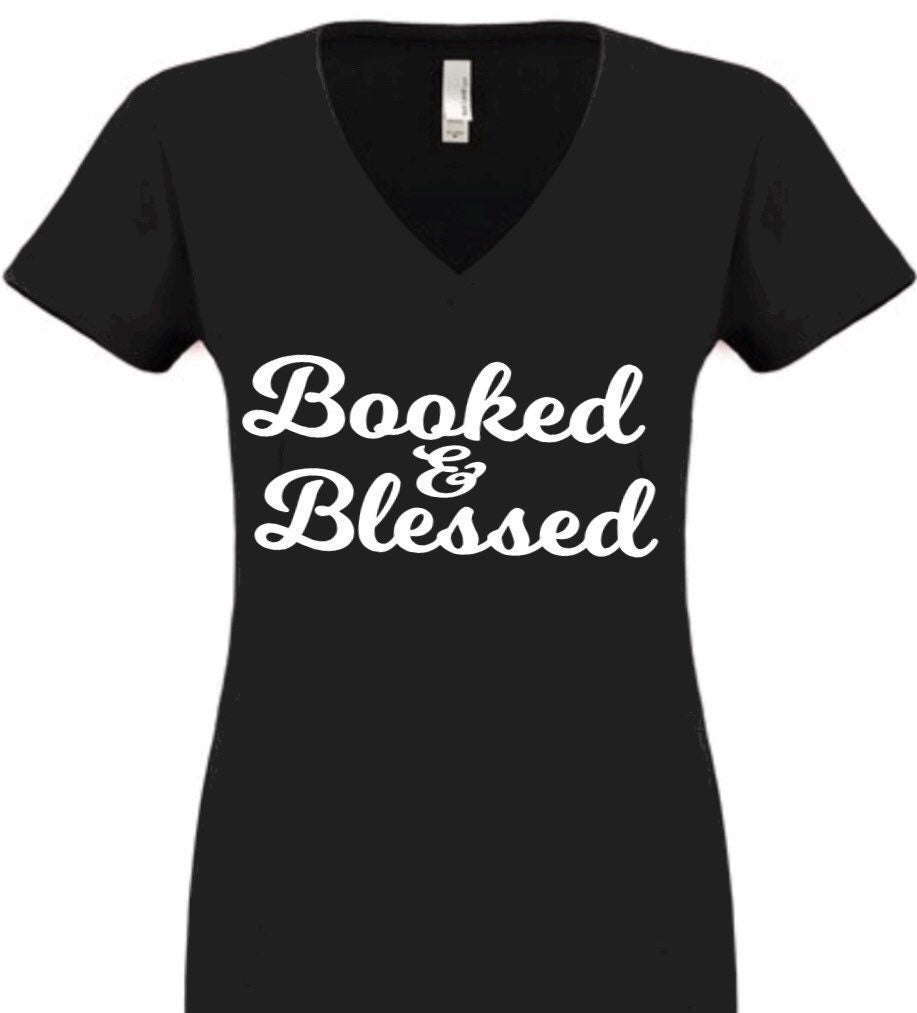 Blessed & Booked Fashion T-Shirts. Christian.