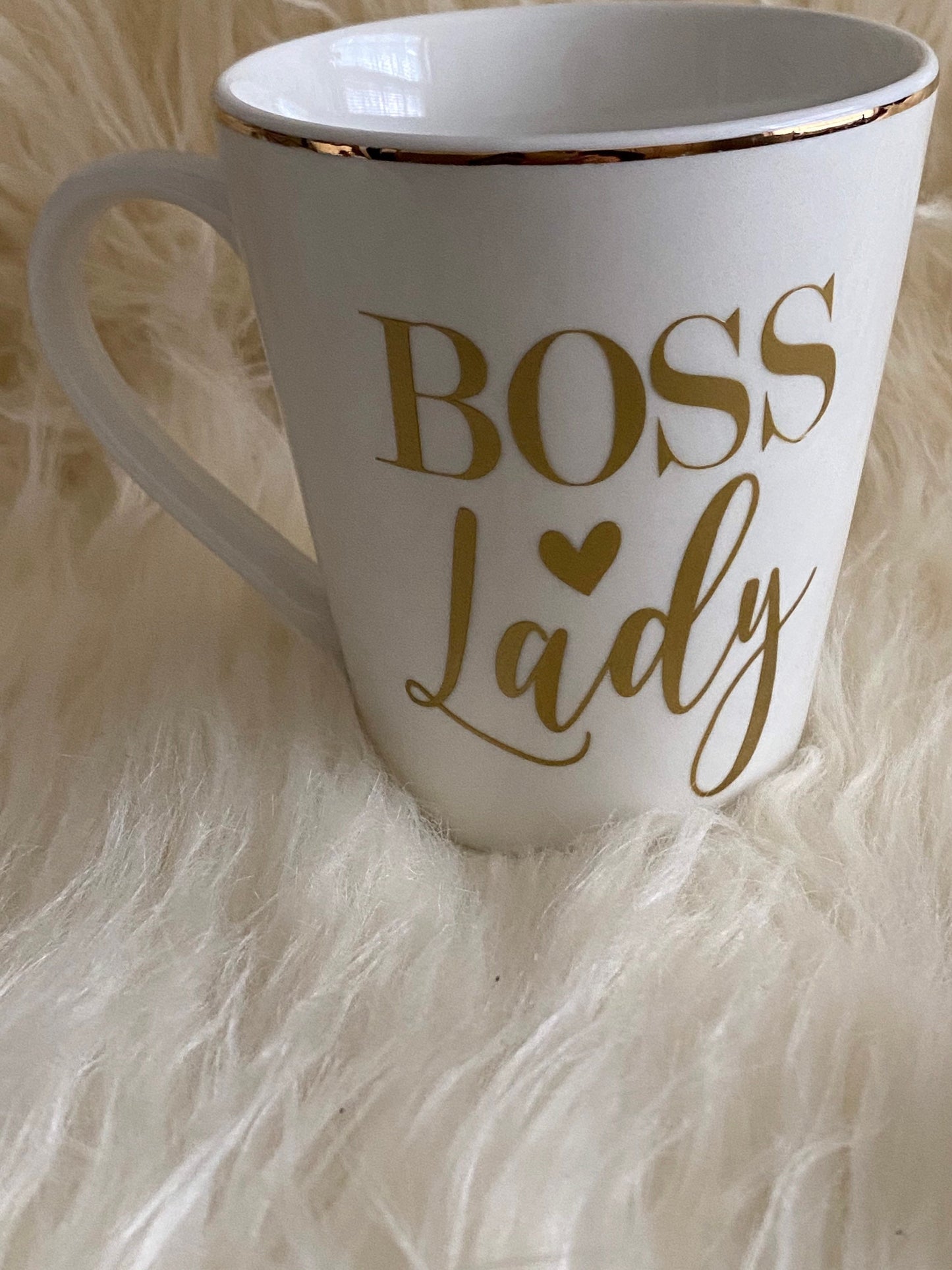 Boss Lady Coffee Mug | Boss Babe Coffee Cup | Boss Mug | Girl Boss Mug | Office Coffee Mugs | Boss Day Gift | Entrepeneur Gift | Gold Mug