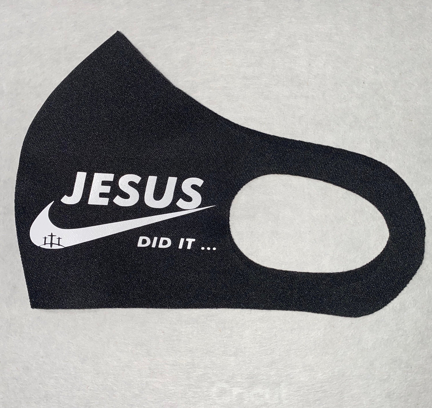 Jesus Did It Face Mask: Lightweight, Washable, Reusable