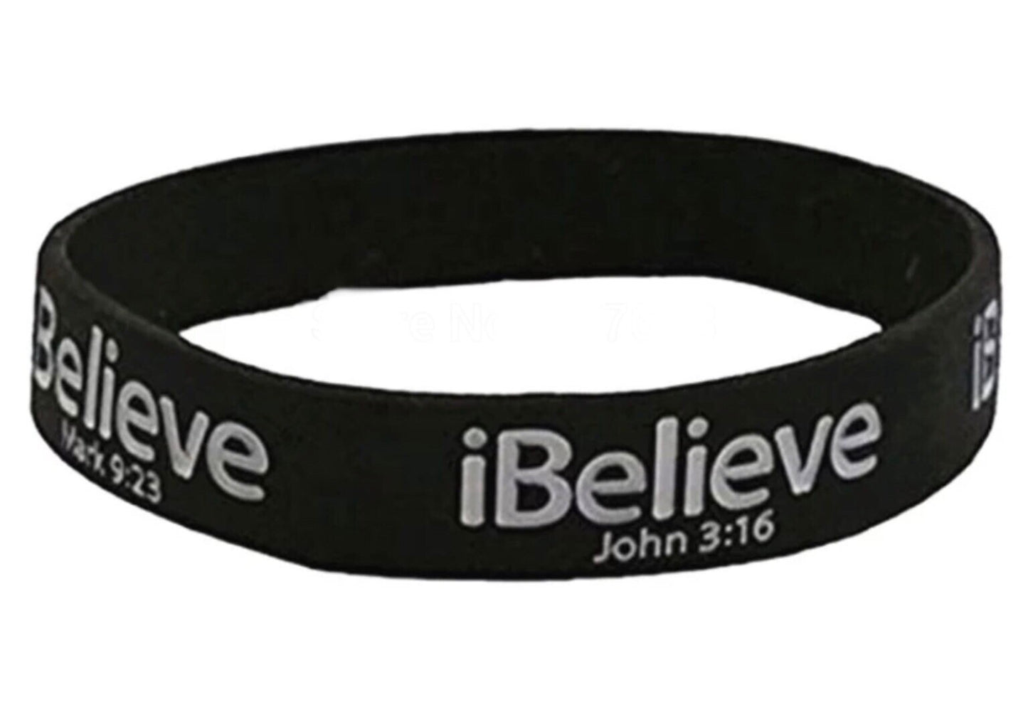John 3:16 Christian Silicone Wristband - Bible Verse Bracelet