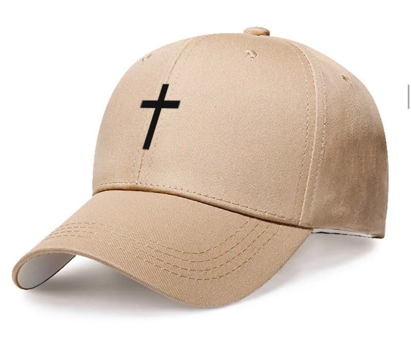 Christian Cross Baseball Cap: Embroidered Cotton Dad Hat