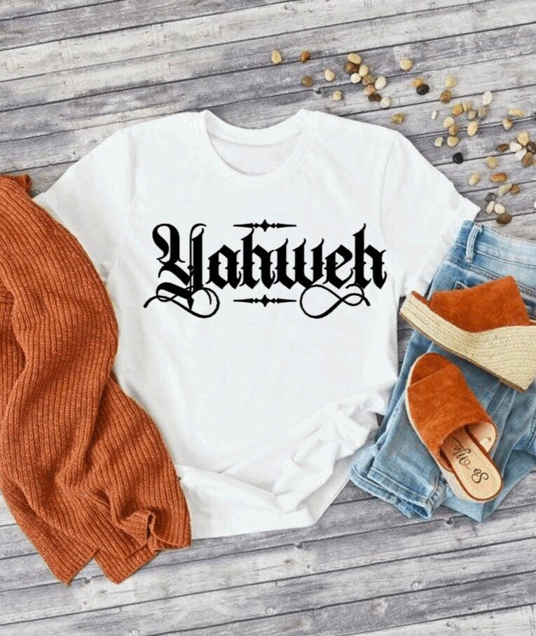 Unisex Yahweh T-Shirt: Faith Bible Verse, Christian Gift