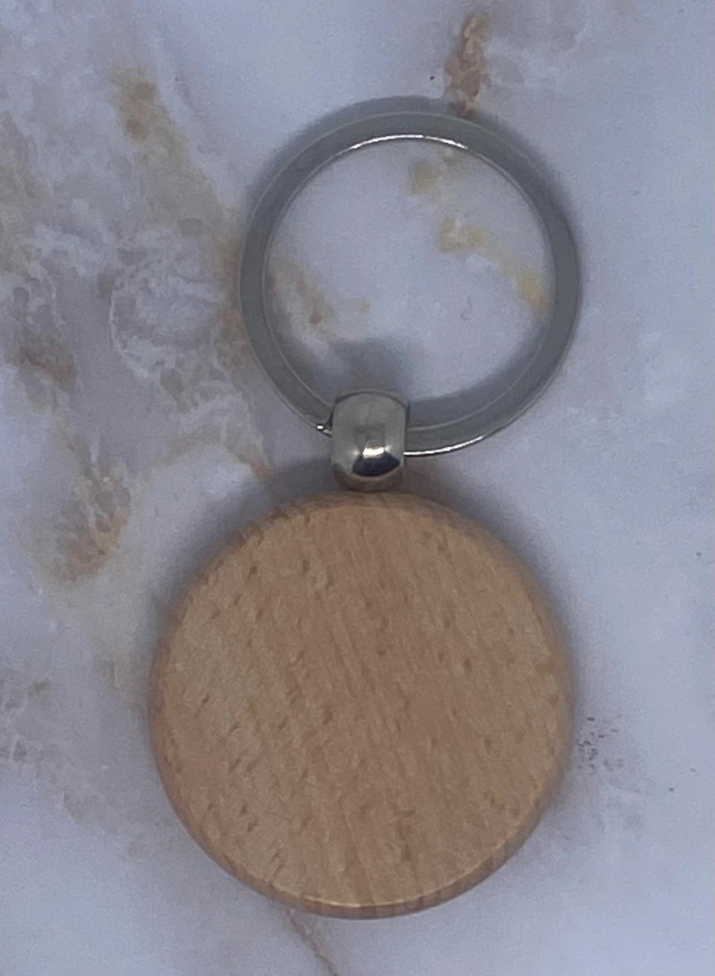 Custom Engraved Psalms 91 Wooden Keychain: Christian Gift