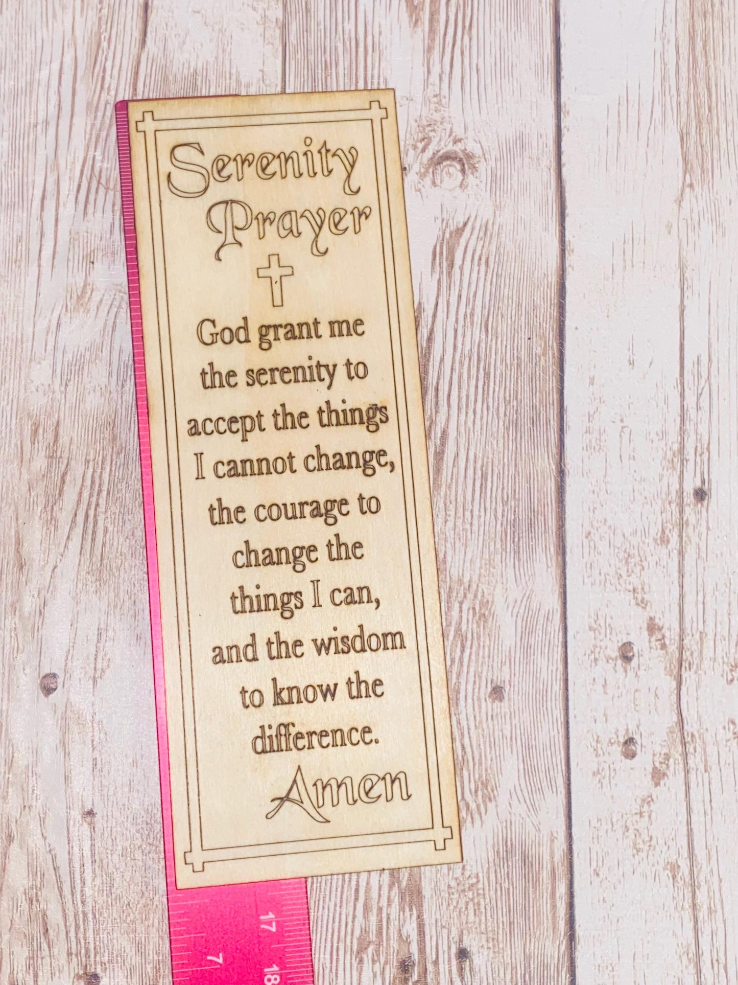 Serenity Prayer Bookmark