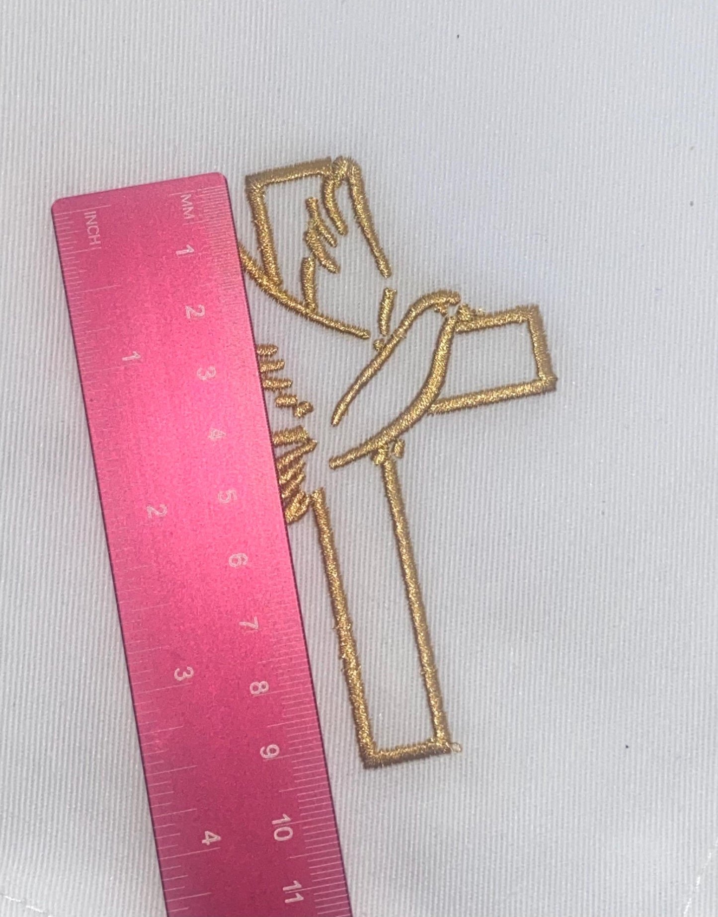 Resurrection Sunday Dove and Cross Dinner Napkin