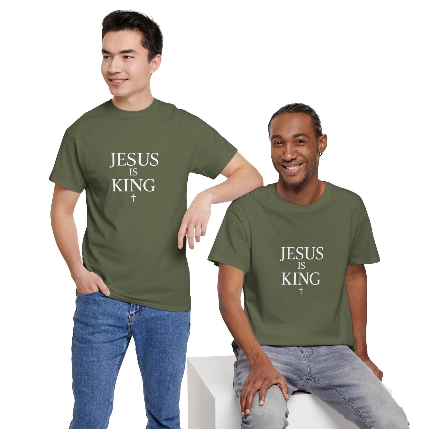 Jesus Is King - Minimal T-Shirt