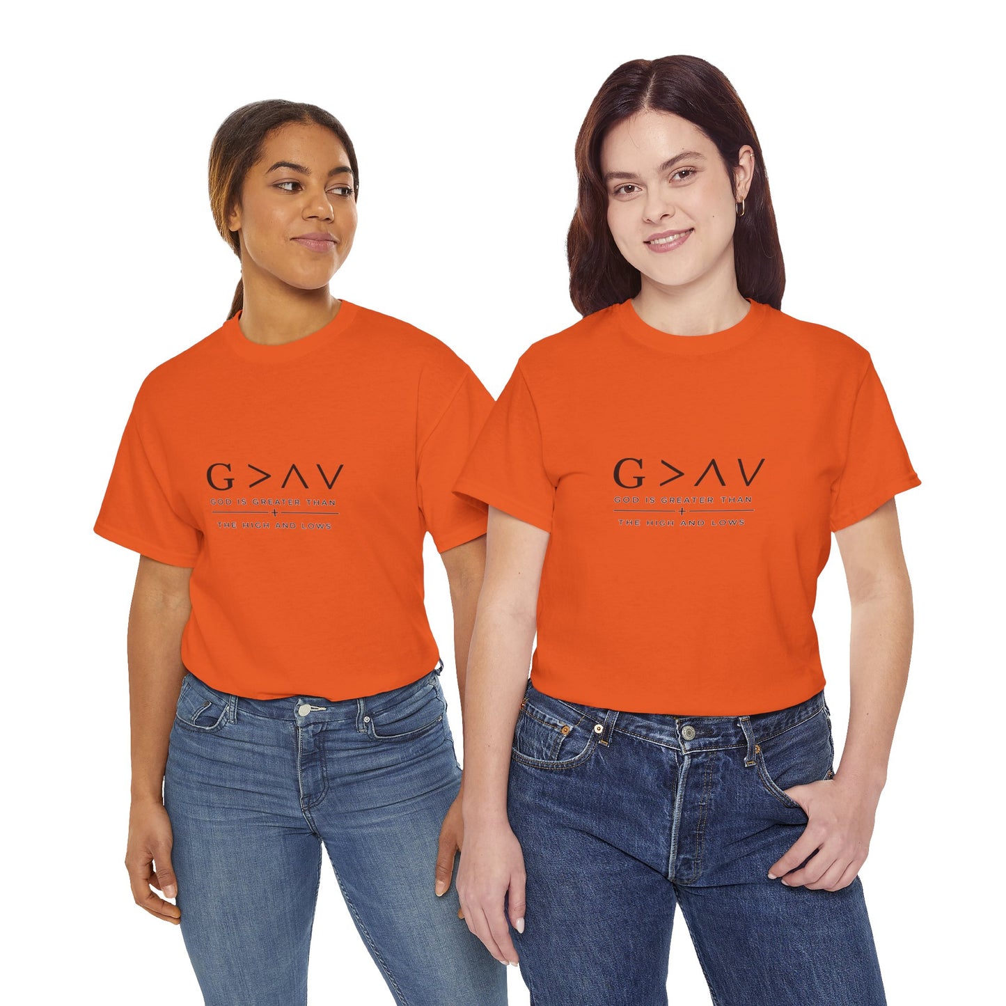 God Is Greater Than Tee | Faith Christian Shirt, Minimal Scripture Design