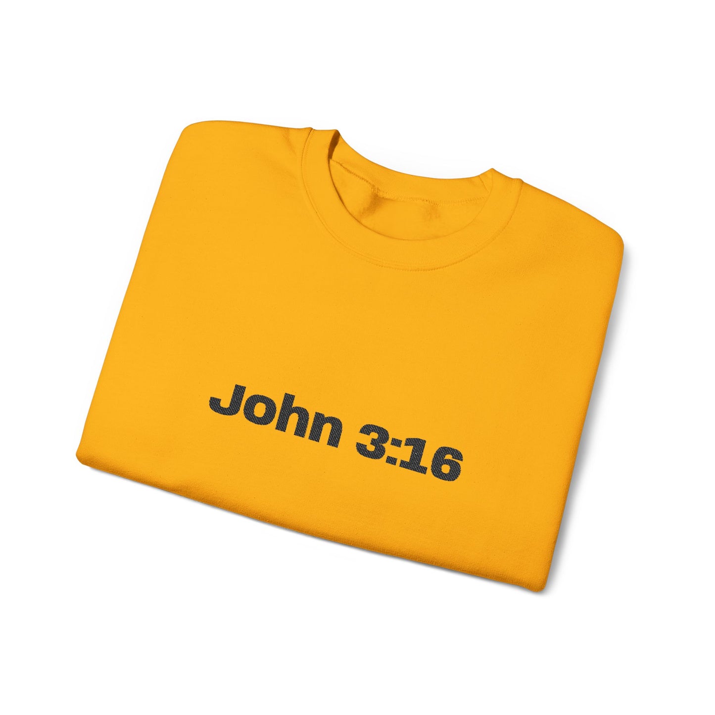 John 3:16 Crewneck Sweatshirt — Minimal Christian Scripture Pullover