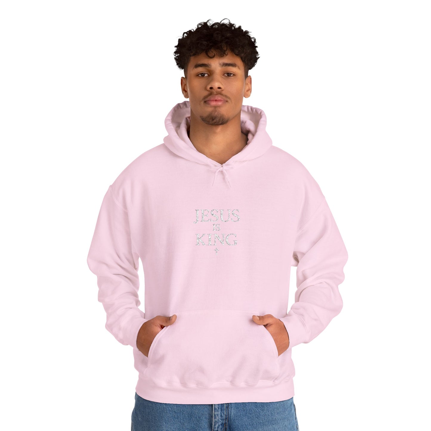 Jesus Is King Hoodie — Faith-Based Minimalist Christian Pullover