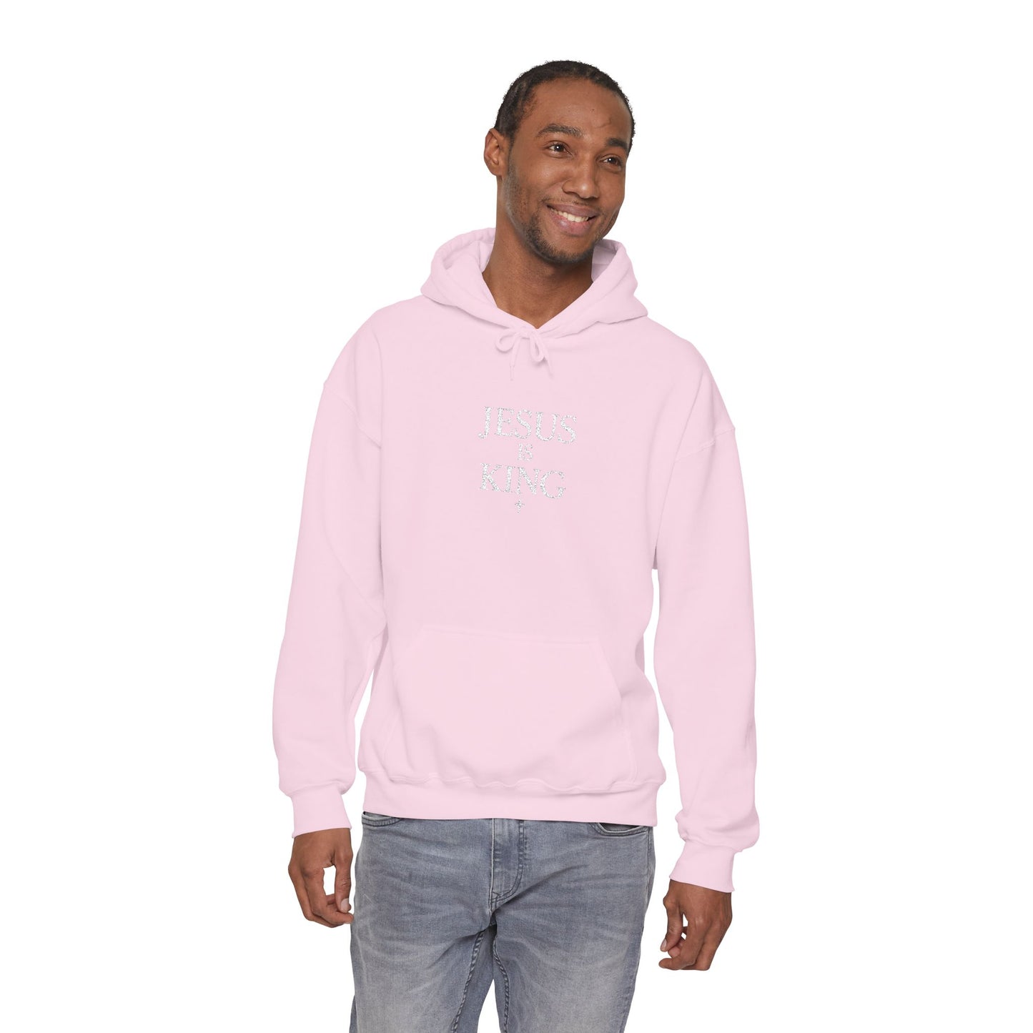 Jesus Is King Hoodie — Faith-Based Minimalist Christian Pullover