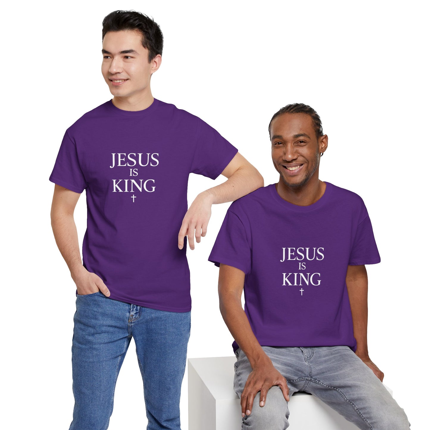 Jesus Is King - Minimal T-Shirt