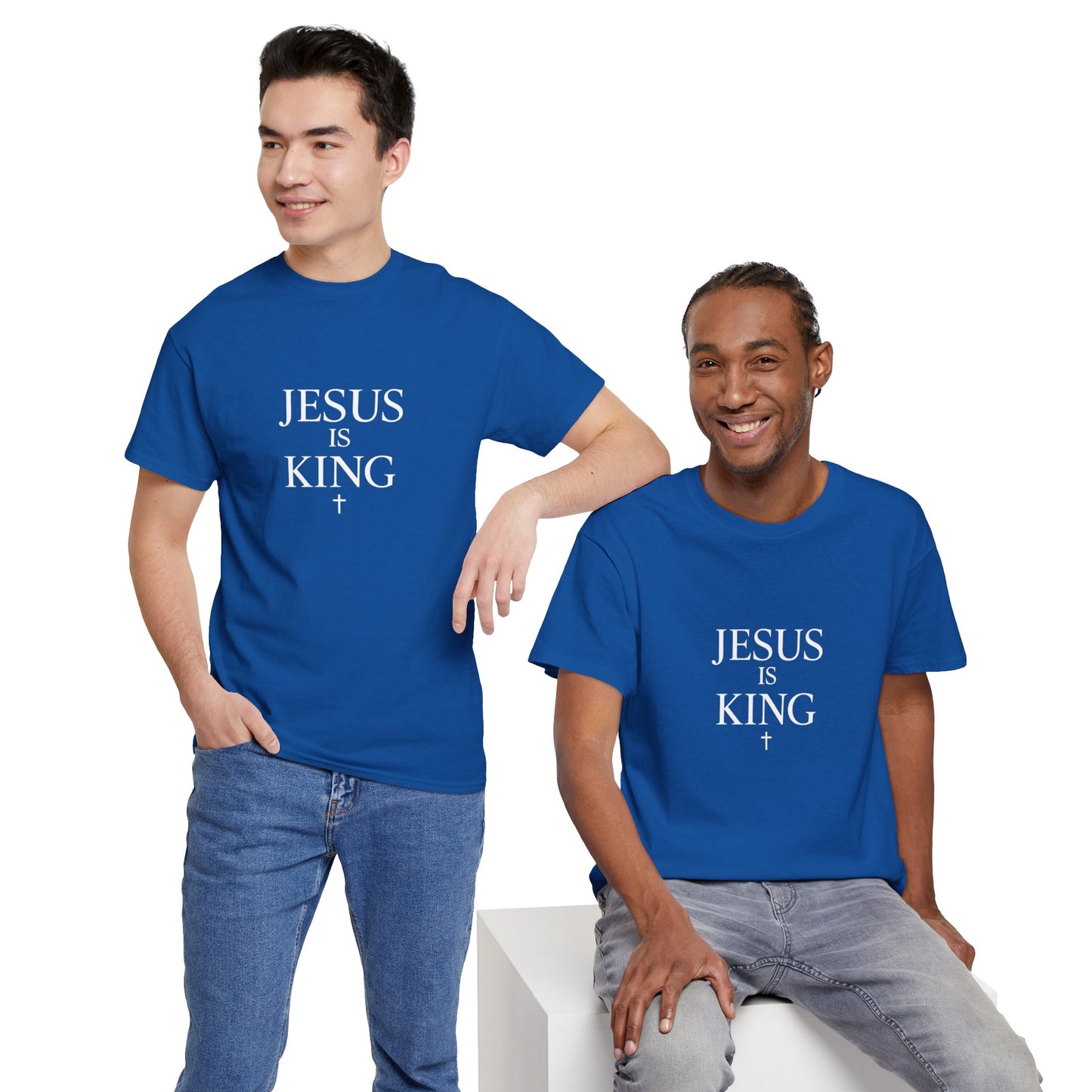 Jesus Is King - Minimal T-Shirt