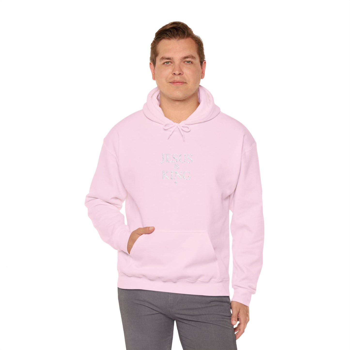 Jesus Is King Hoodie — Faith-Based Minimalist Christian Pullover