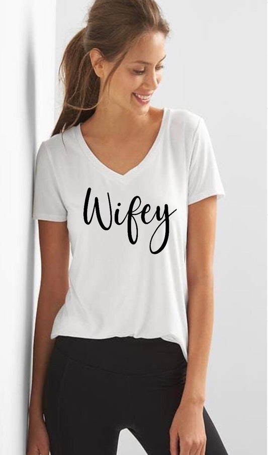 Wifey Fashion T-Shirt: Lightweight Jersey Blend