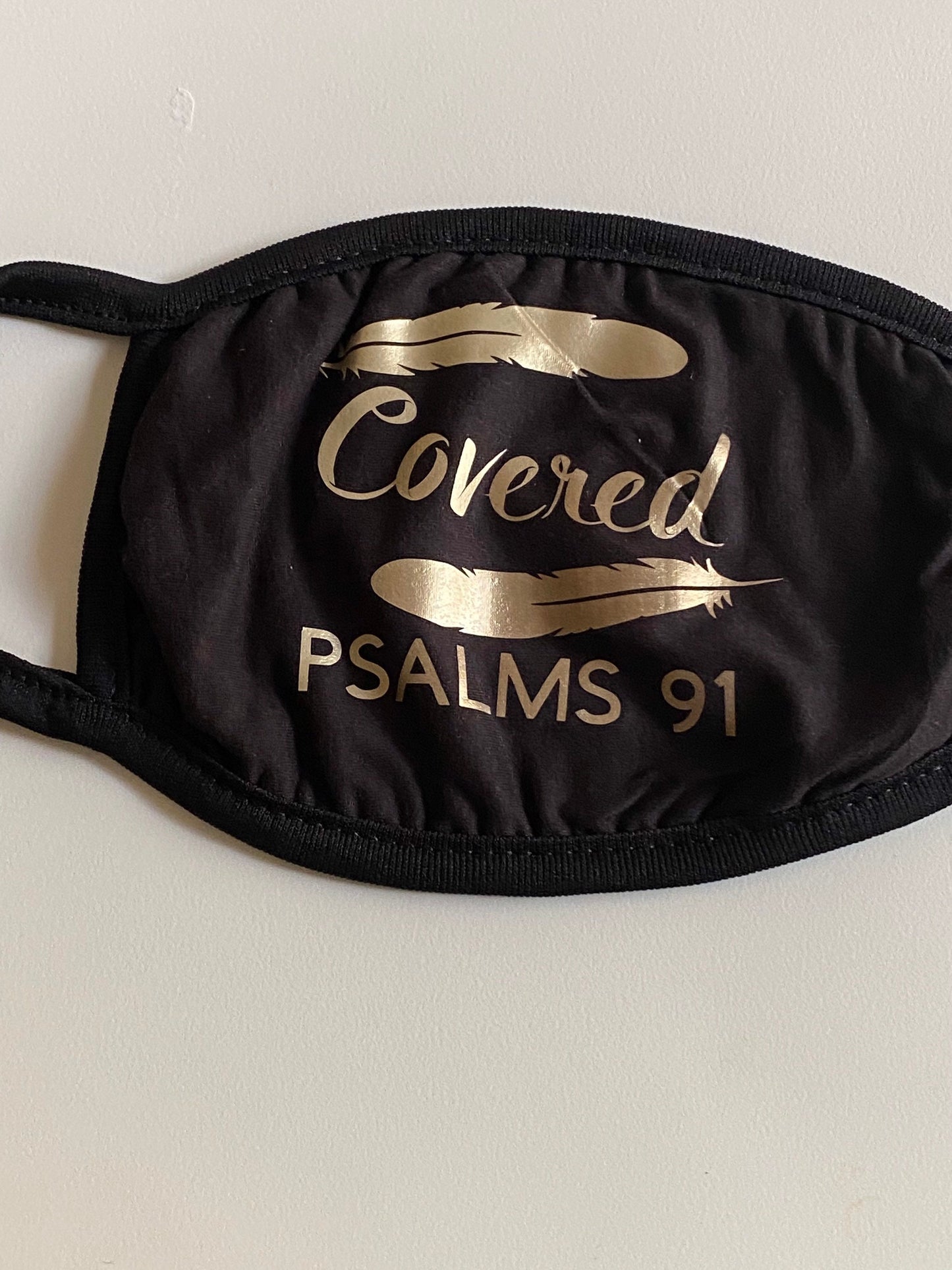 Psalms 91 Face Mask: Lightweight Cotton, Reusable
