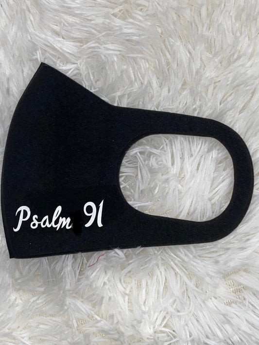 Psalm 91 Face Mask: Lightweight Reusable Christian Mask