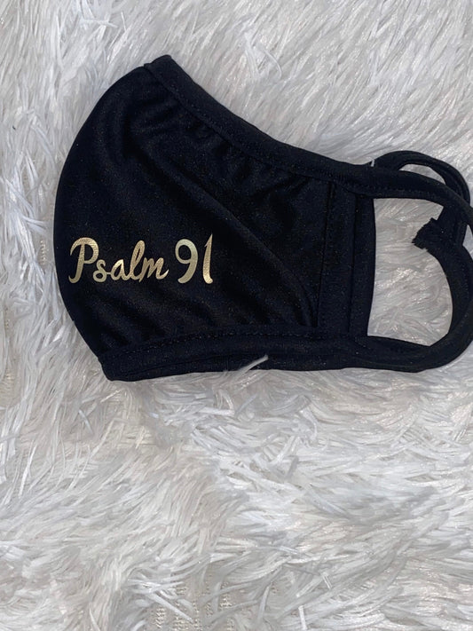 Psalm 91 Face Mask: Lightweight, Reusable, Christian Unisex Mask