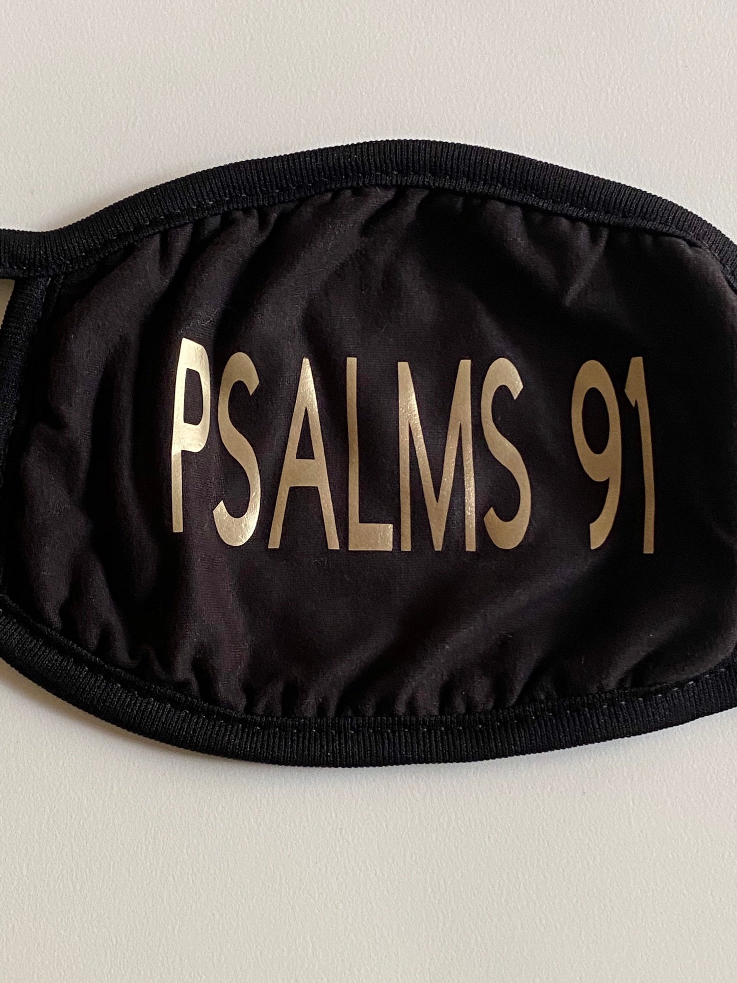 Psalm 91 Face Mask: Lightweight Cotton, Reusable