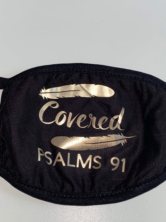 Psalms 91 Face Mask: Lightweight Cotton, Reusable
