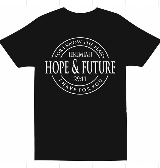 Jeremiah 29:11 Unisex Christian T-Shirt. Bible verse gift, Christian apparel, Christian gift