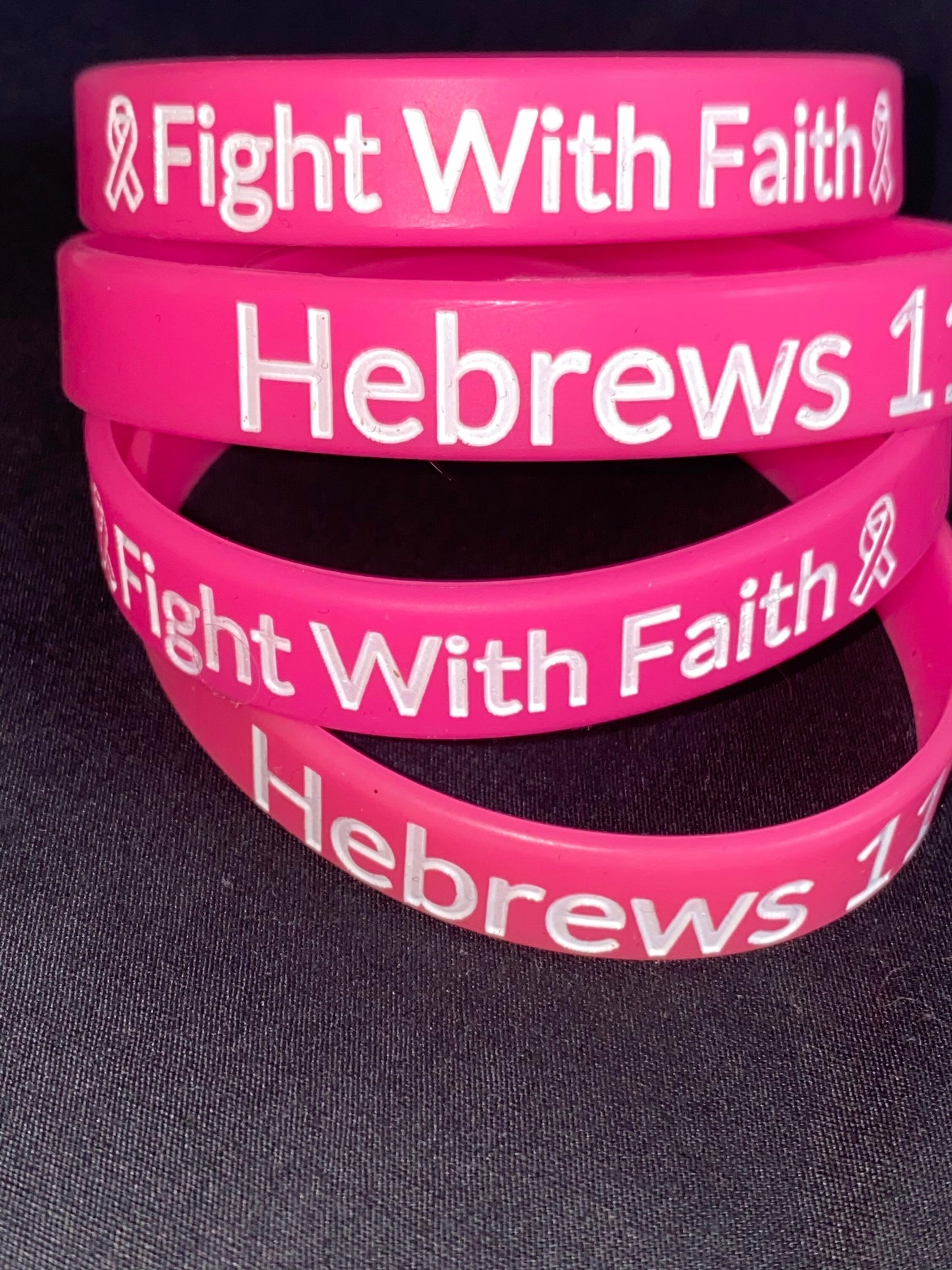 Breast Cancer Awareness Silicone Bracelet