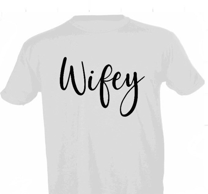 Hubby Wifey Unisex T-Shirts: Wedding Bridal Gift
