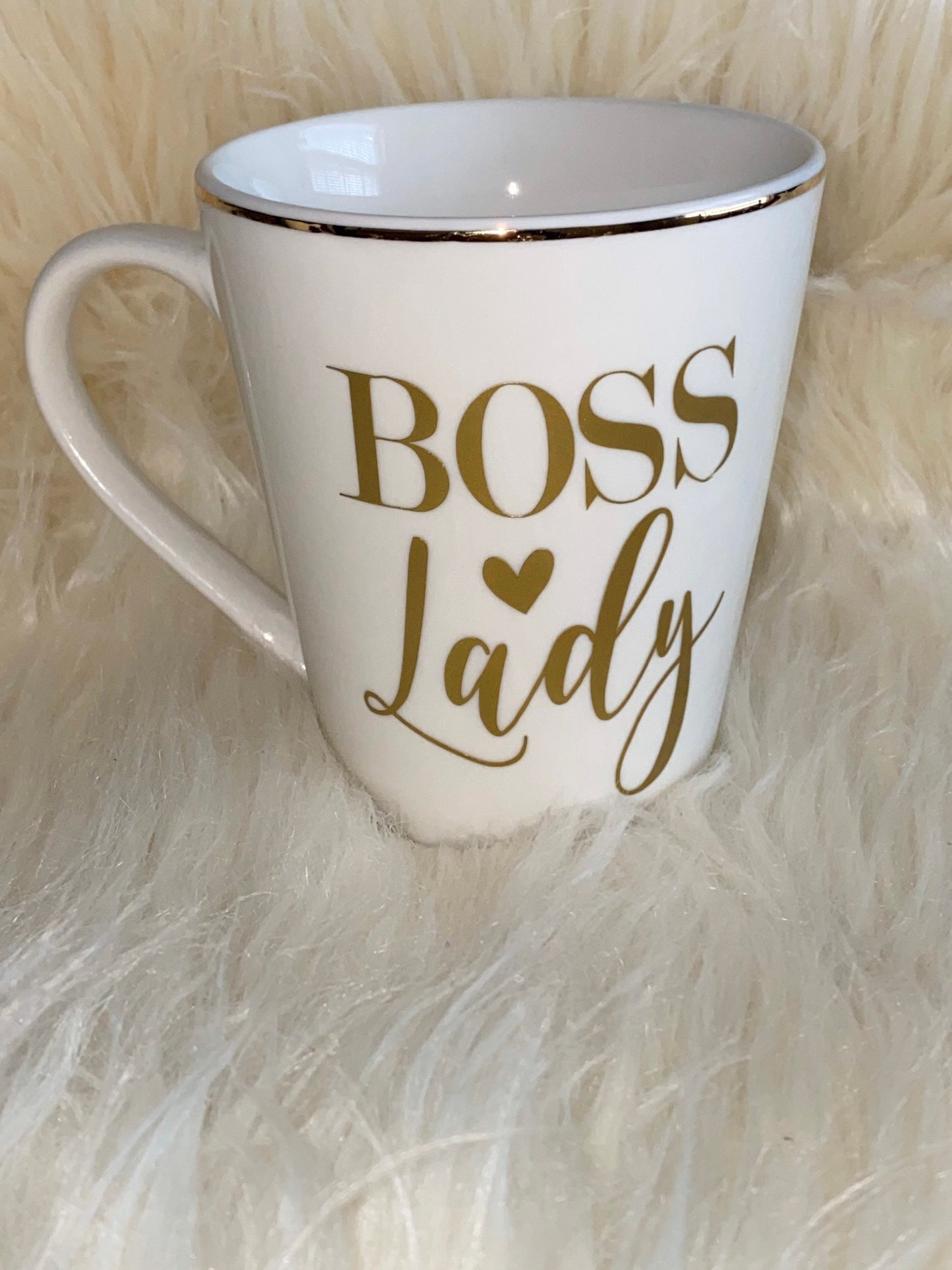 Boss Lady Coffee Mug | Boss Babe Coffee Cup | Boss Mug | Girl Boss Mug | Office Coffee Mugs | Boss Day Gift | Entrepeneur Gift | Gold Mug