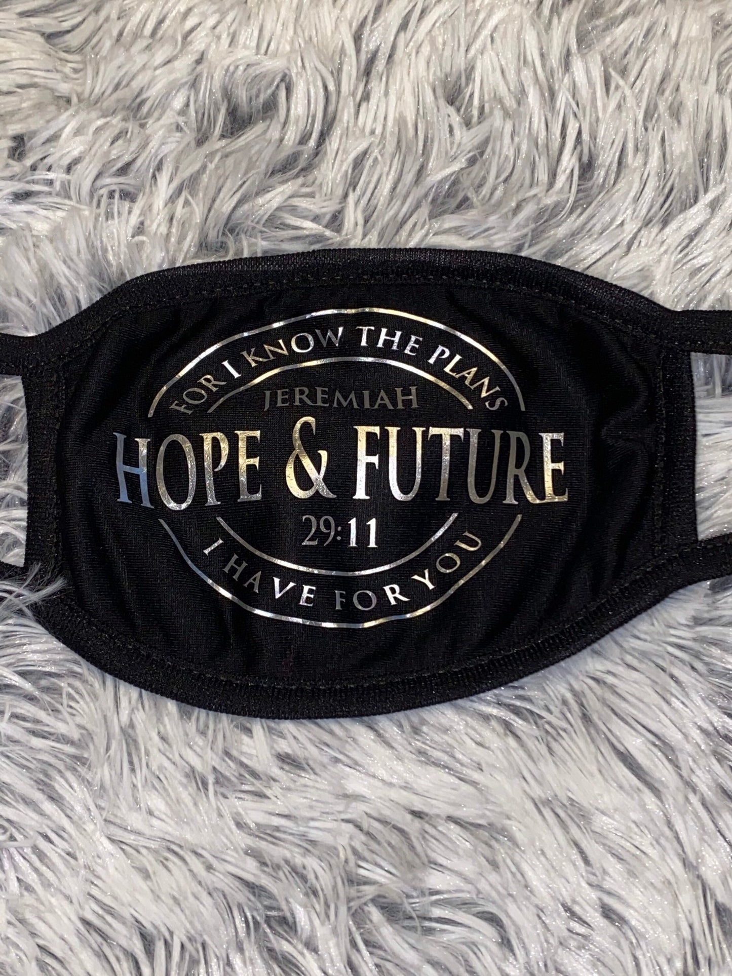 Jeremiah 29:11 Bible Verse Face Mask