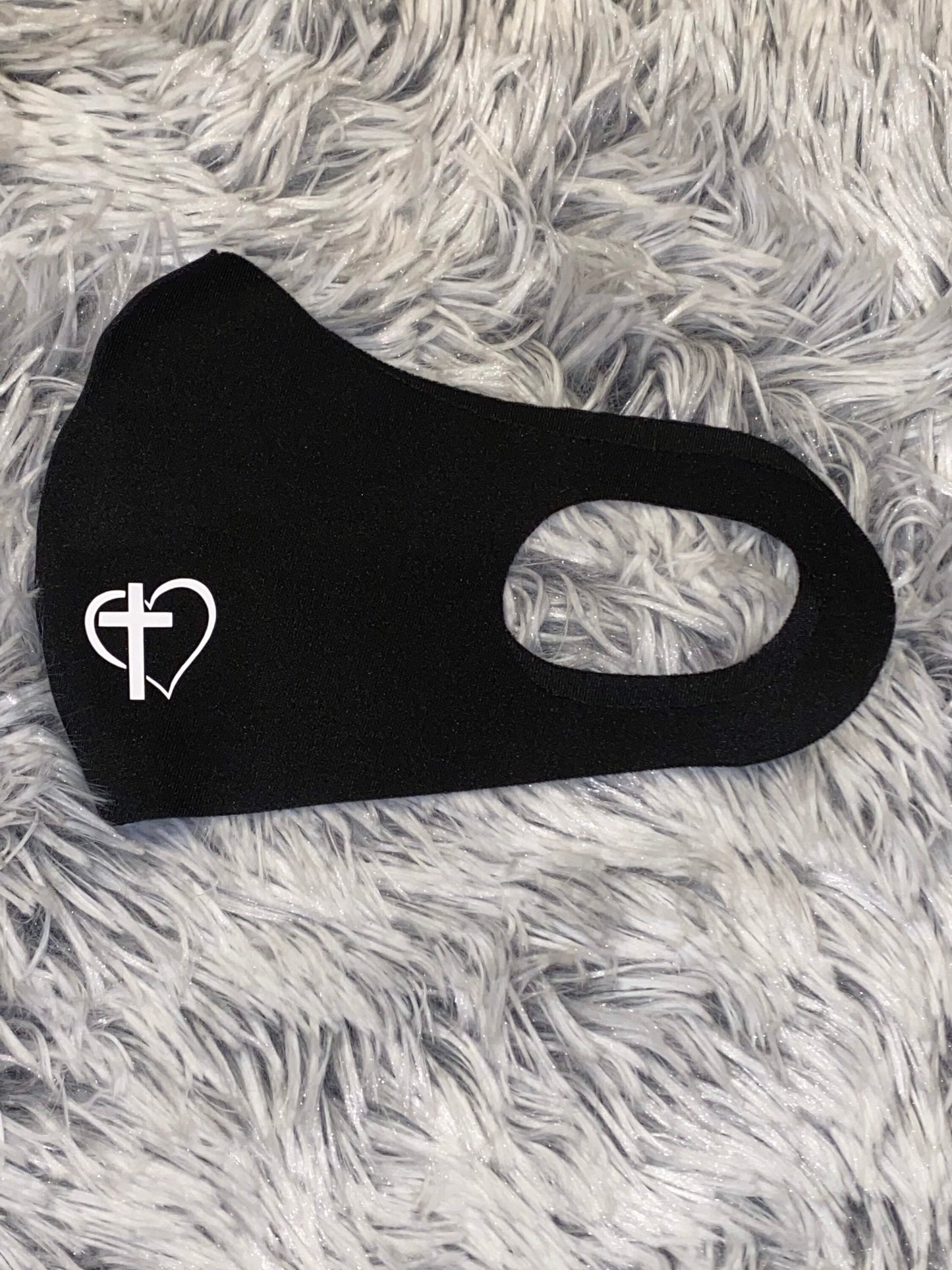 Christian Cross Face Mask: Cotton Washable Faith Mask
