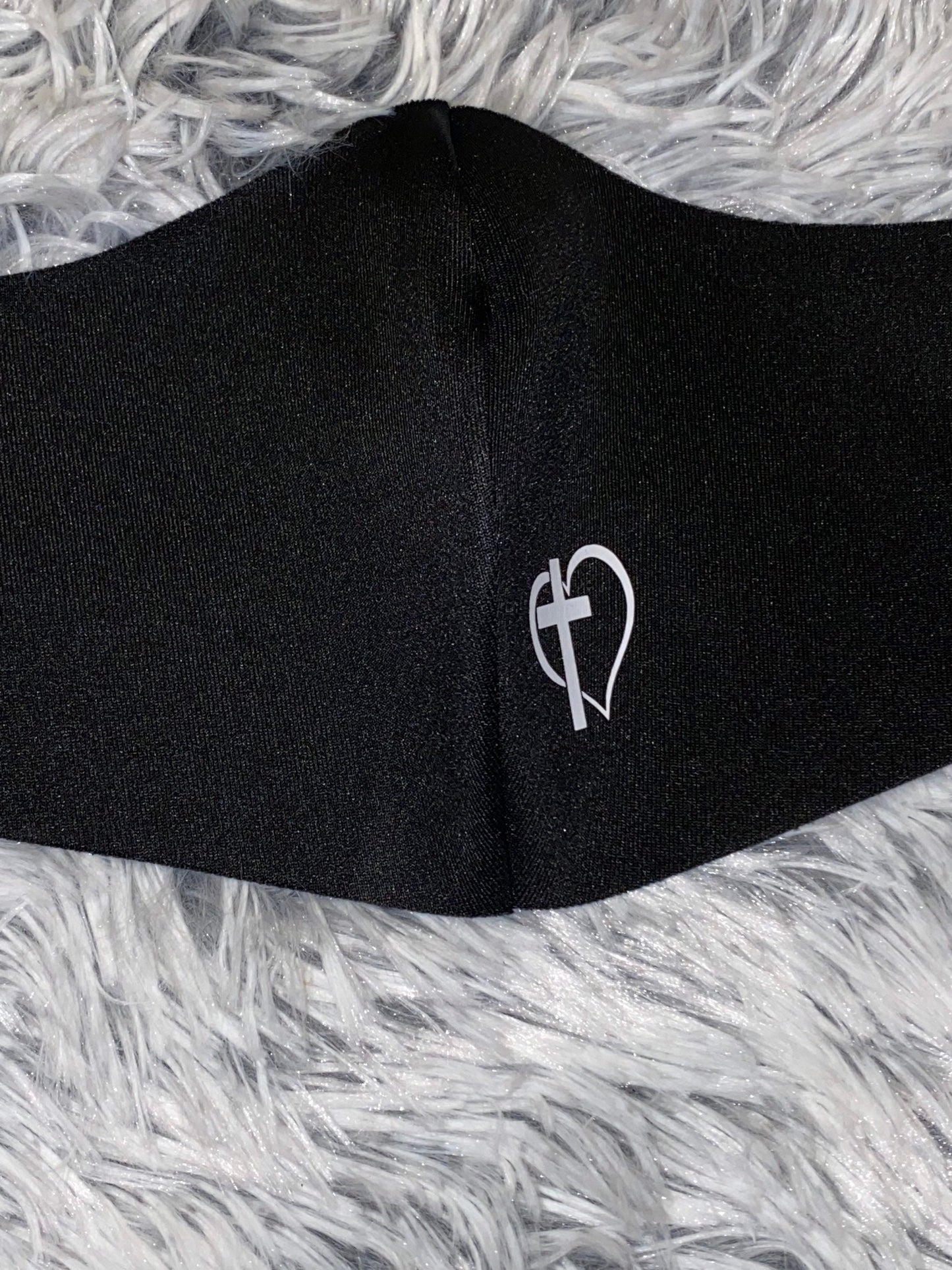 Christian Cross Face Mask: Cotton Washable Faith Mask