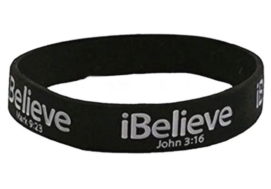 John 3:16 Christian Silicone Wristband - Bible Verse Bracelet