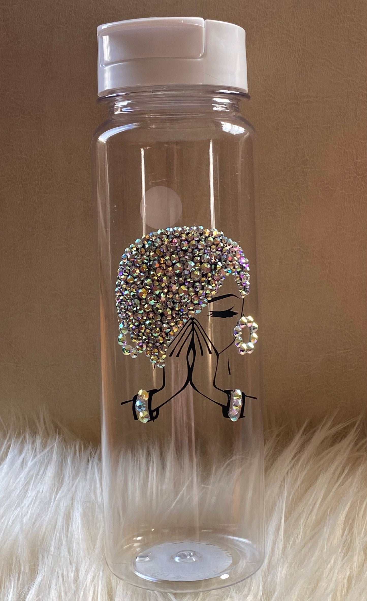 Praying Woman Water Bottles