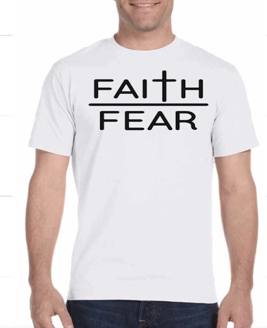 Faith Over Fear Christian Unisex Shirt: Religious Gift