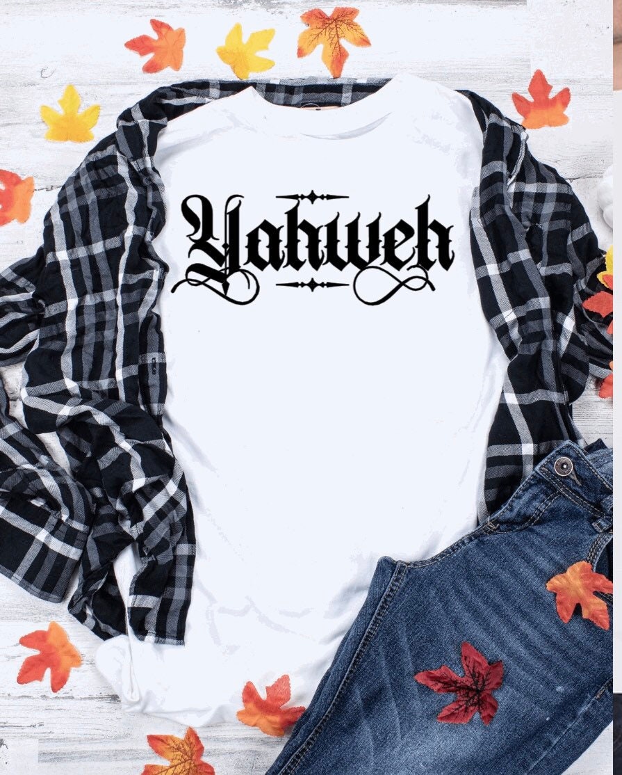 Unisex Yahweh T-Shirt: Faith Bible Verse, Christian Gift