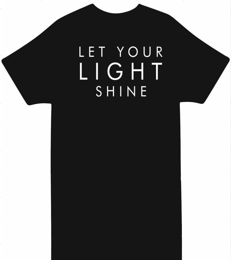 Let Your Light Shine T-Shirt: Unisex Christian Faith Shirt