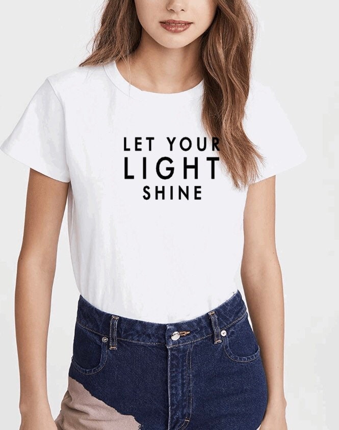 Let Your Light Shine T-Shirt: Unisex Christian Faith Tee