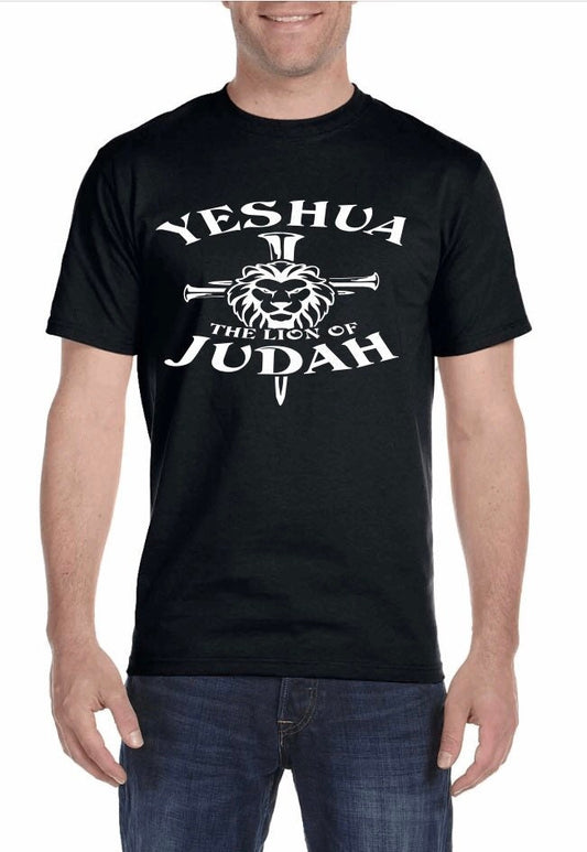 Yeshua Lion of Judah Unisex T-Shirt: Hebrew Christian Tee