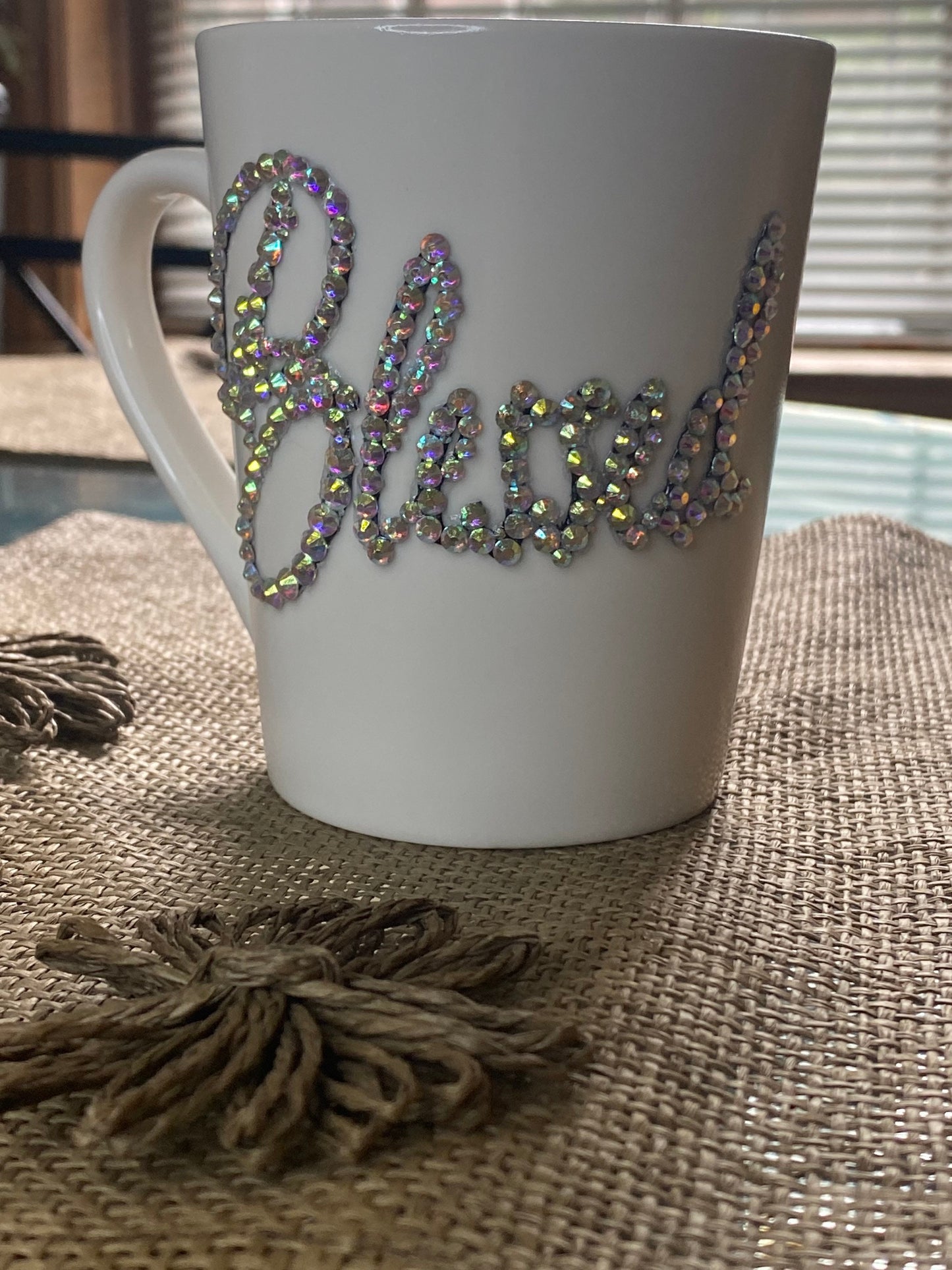 Bling Blessed Mug: Inspirational Coffee Mug (14oz)