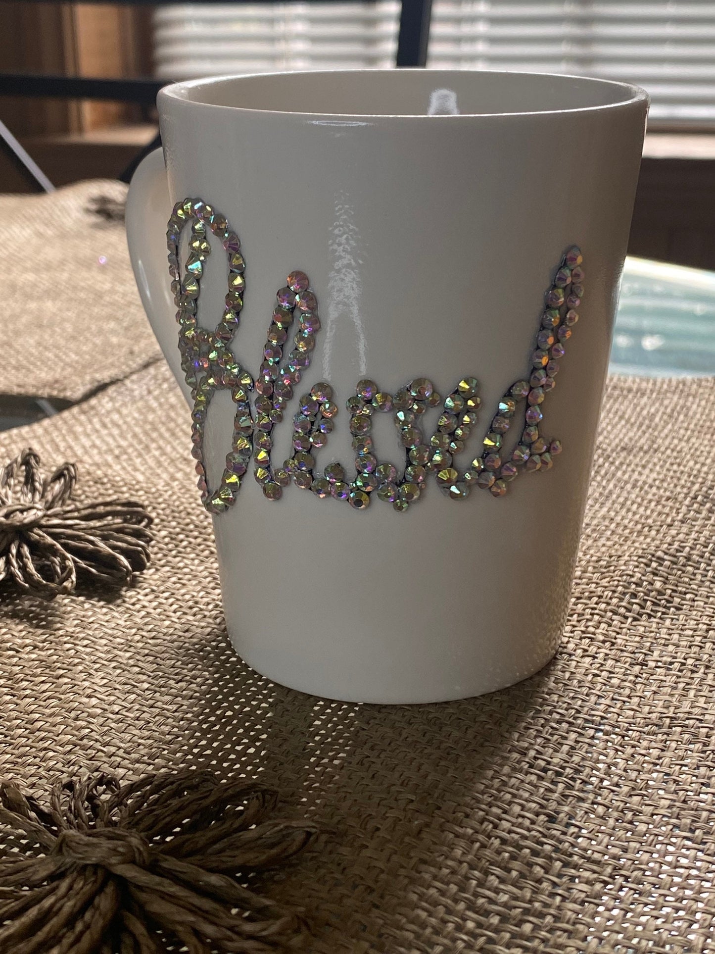 Bling Blessed Mug: Inspirational Coffee Mug (14oz)