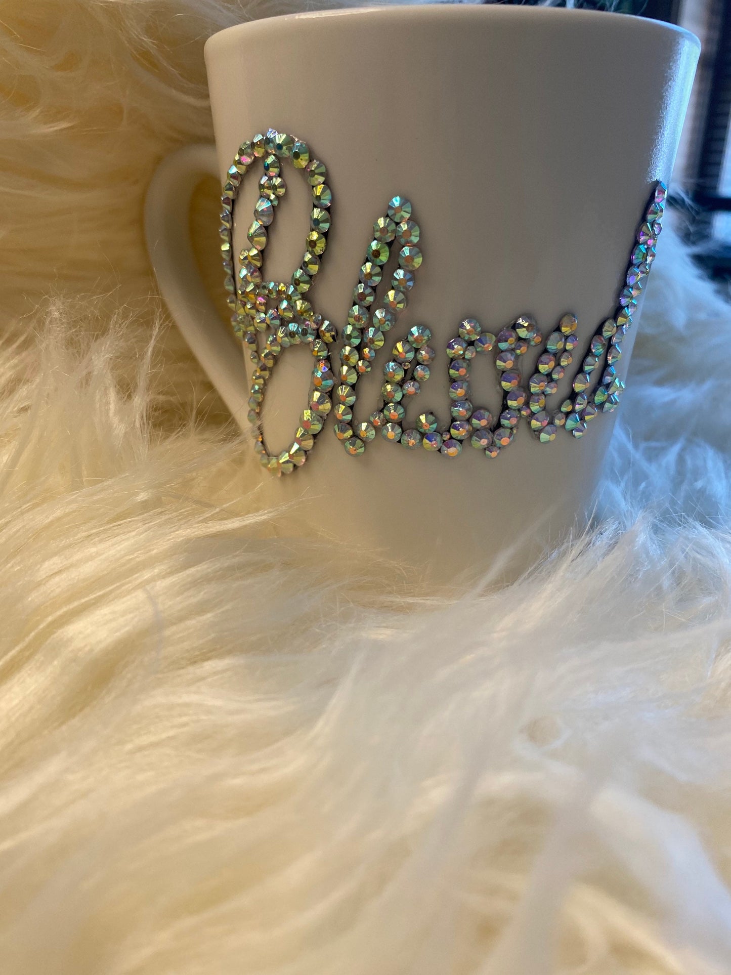 Bling Blessed Mug: Inspirational Coffee Mug (14oz)