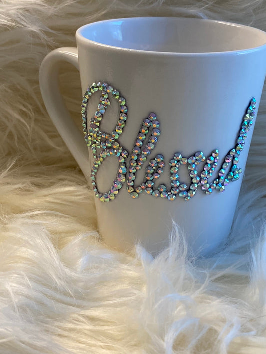 Bling Blessed Mug: Inspirational Coffee Mug (14oz)