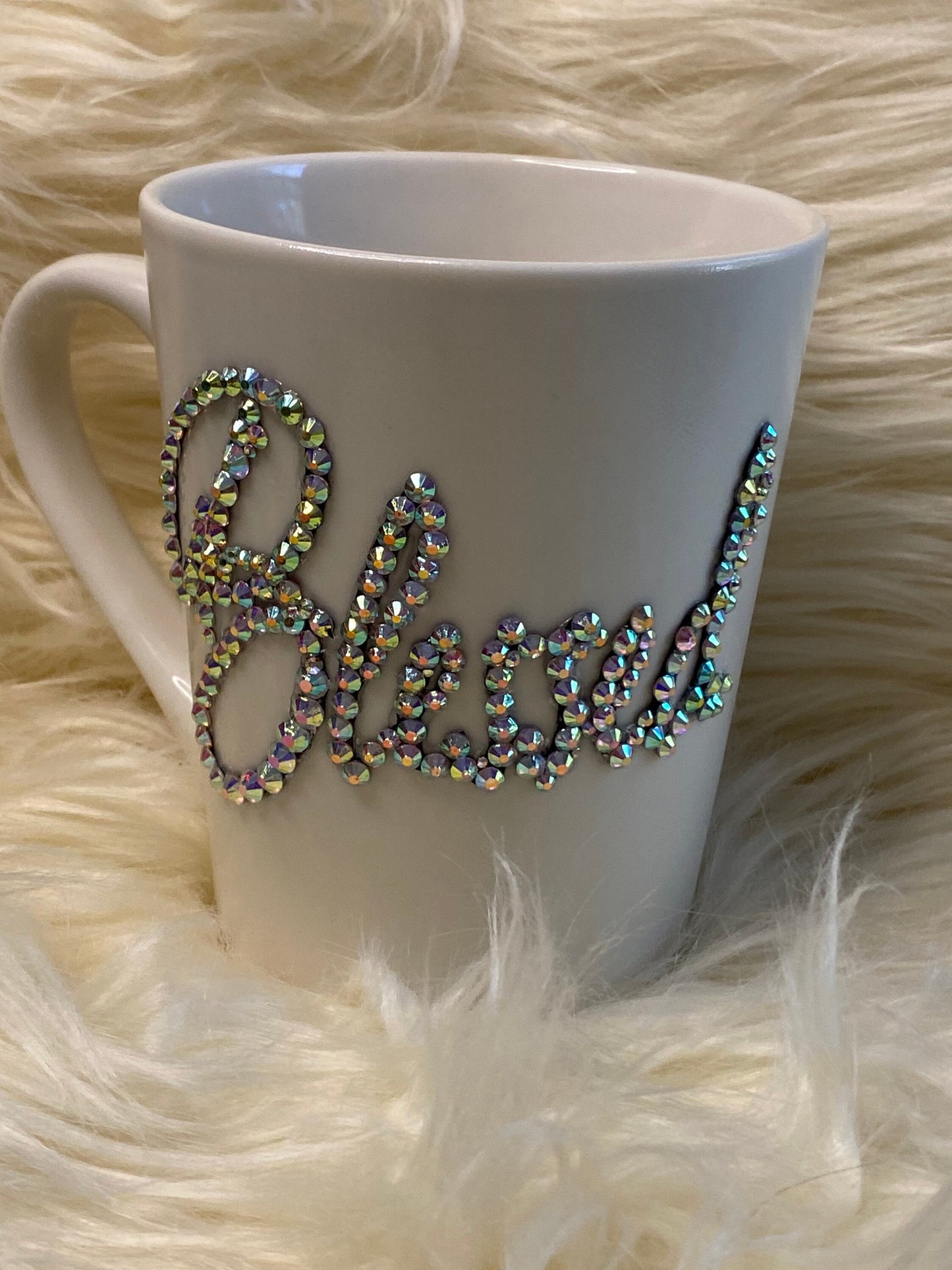 Bling Blessed Mug: Inspirational Coffee Mug (14oz)