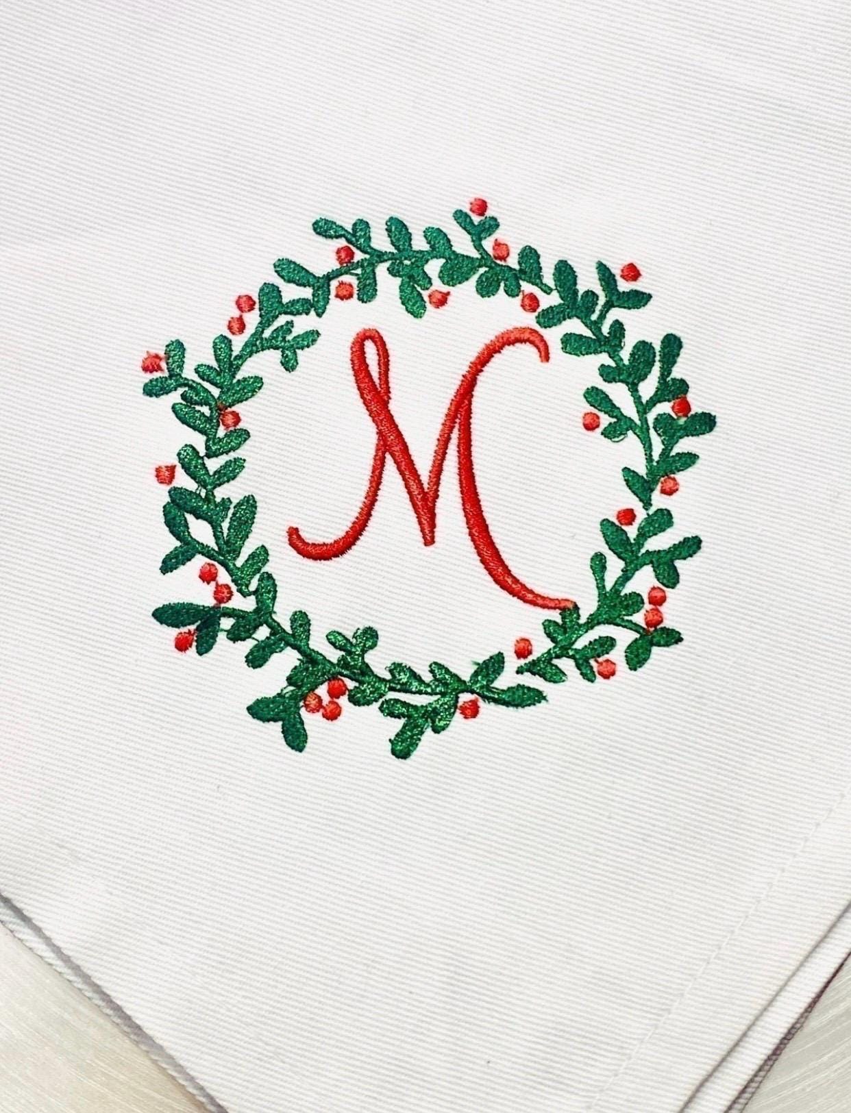 Monogram Dinner Napkin