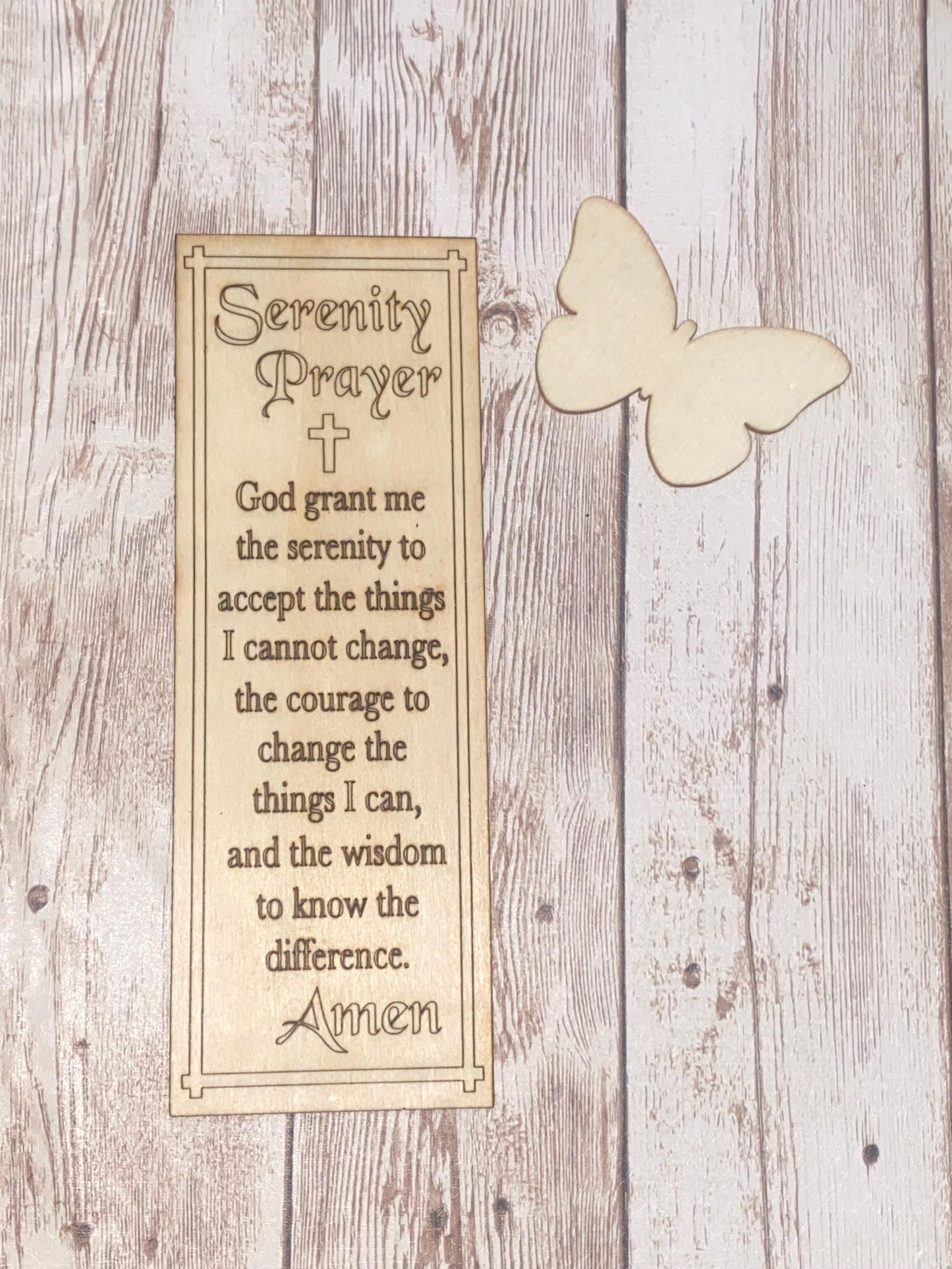 Serenity Prayer Bookmark
