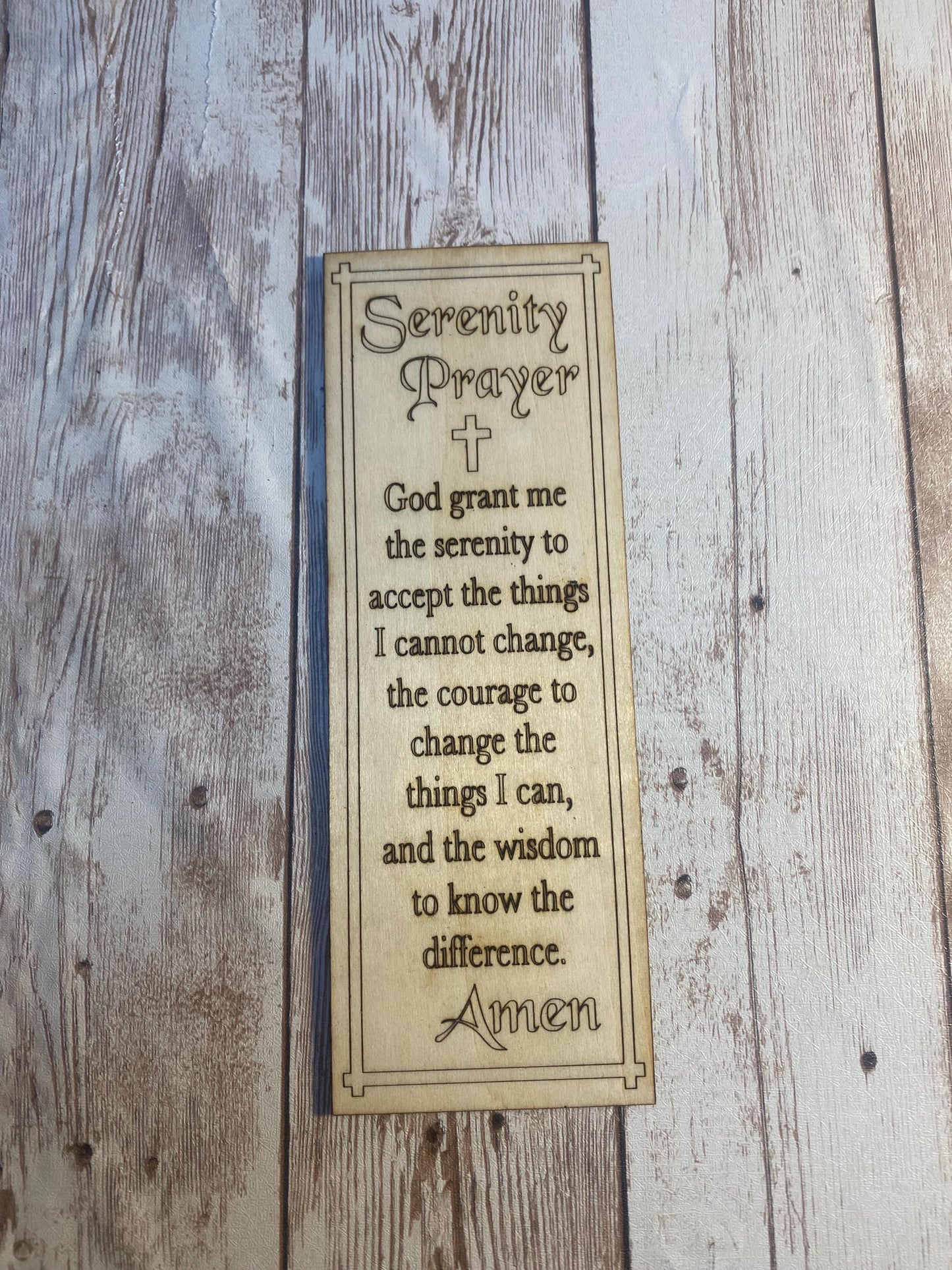 Serenity Prayer Bookmark
