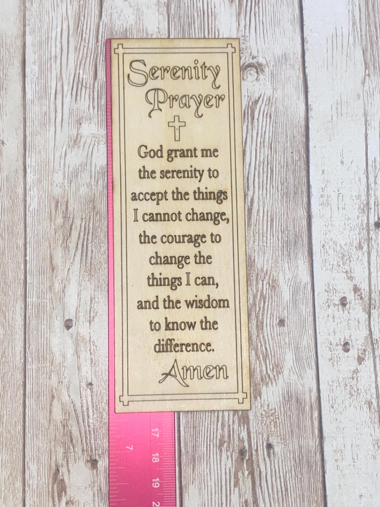 Serenity Prayer Bookmark