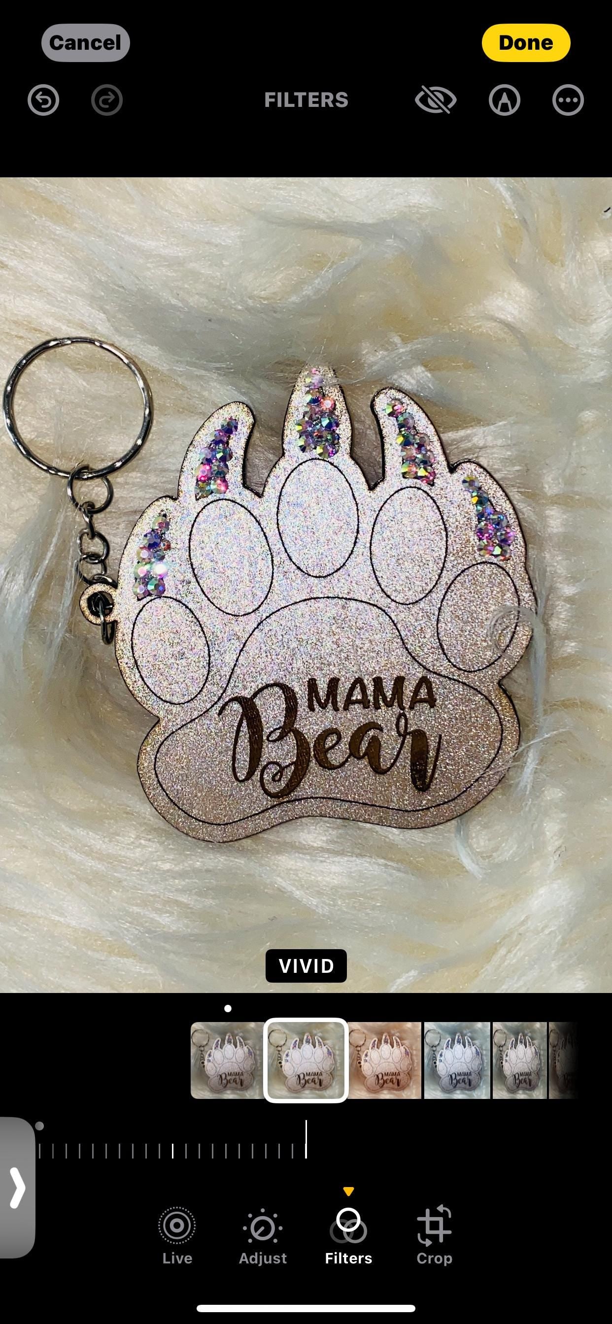 Mama bear rhinestone, mama bear gift, engraved keychain, mama bear keychain, Mother’s Day gift, mother present, gift for mom, mother gift, m