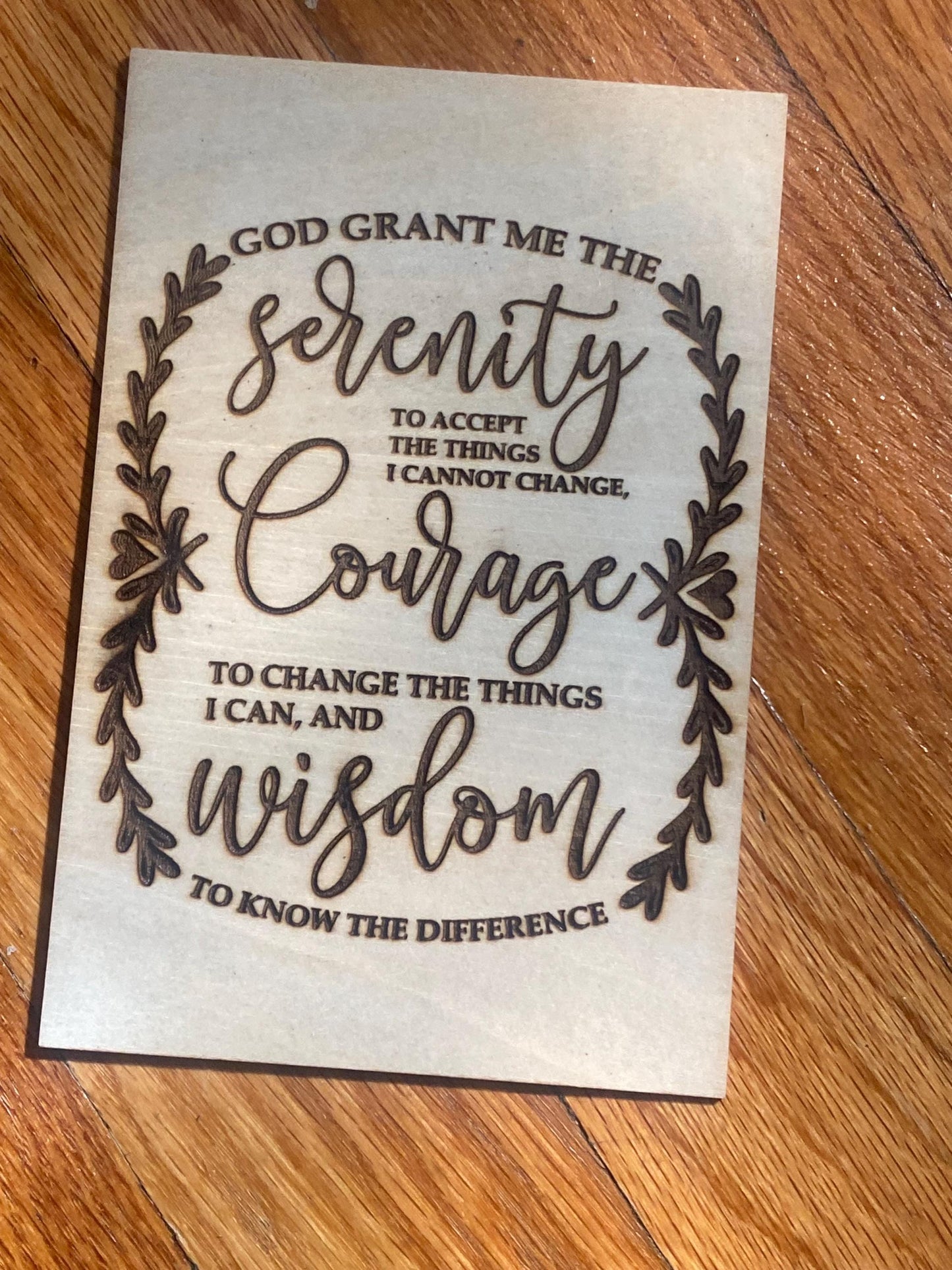 Serenity Prayer Plaque