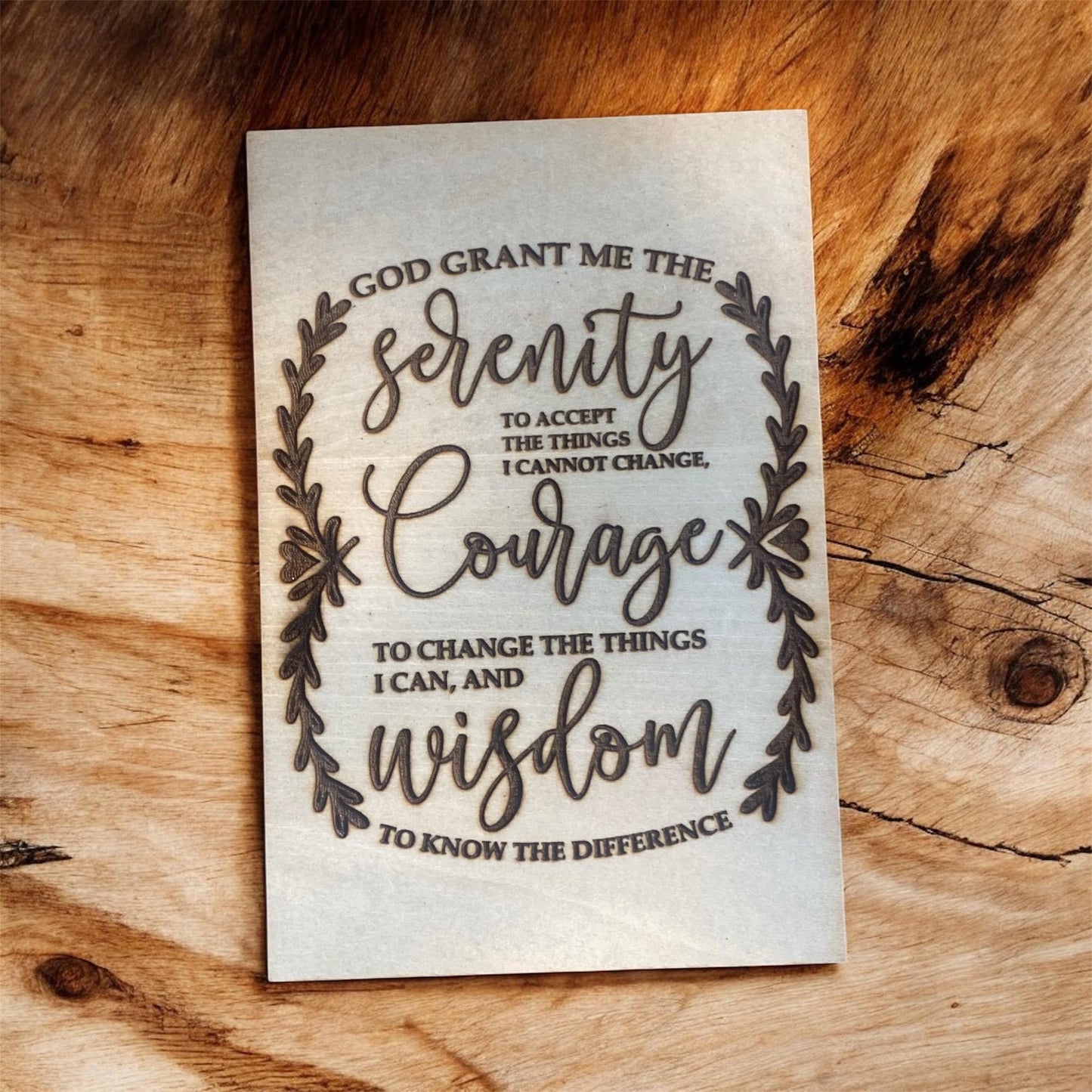 Serenity Prayer Plaque